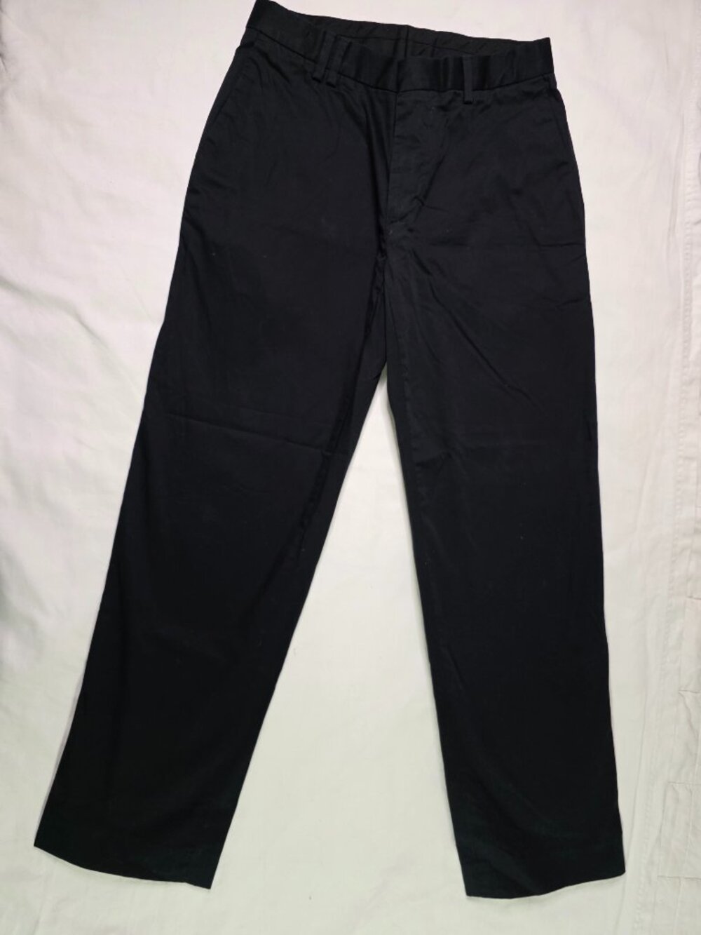 "Murano Modern Comfort XLA Mens 30x30 Black Stretch Flat Front Chino Pants Slack